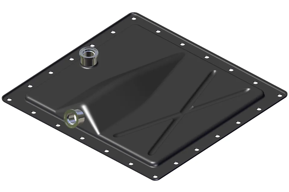 Ekte Cummins QSK60 dieselmotoroljepanneforbindelse deksel 4080151